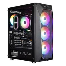 ﹉☞ Vỏ case máy tính GALAX REVOLUTION-05 Black/White ( REV-05W ) – TẶNG KÈM 4 FAN RGB (MID TOWER) – Chính hãng BH 12T