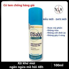 Xịt khử mùi Etiaxil 100ml giúp ngăn ngừa mồ hôi trong 48h