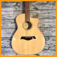 Đàn Guitar Acoustic ET-75SV có ty chỉnh cong cần chất liệu gỗ thông, đánh đàn êm tay – Tặng kèm bao đàn – Bảo hành 12 tháng