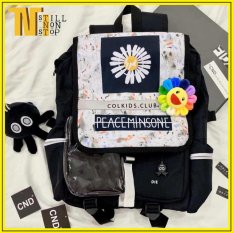 Balo phản quang Season 3 CND Colkids Hoa Cúc unisex Trắng và Đen