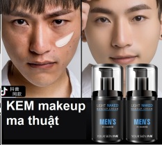 Lazycream Kem Che Khuyết Điểm Makeup Nâng Tone Che Khuyết Điểm Da 3in1 Cho Nam YOURSKIN light makeup