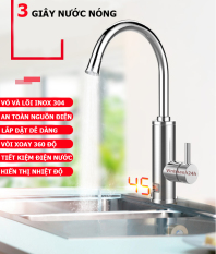 Máy làm nóng nước trực tiếp tại vòi Inox 304 HYGK-01, bảo hành 2 năm