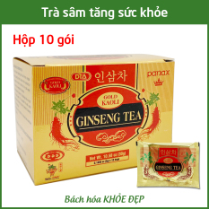 Trà nhân sâm Gold Kaoli Ginseng Tea Hộp 10 gói tăng cường sức khỏe – Nguyên liệu nhập khẩu Hàn Quốc