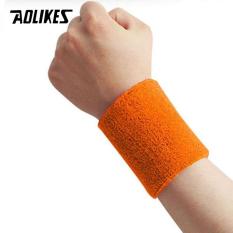 Băng thấm mồ hôi đeo cổ tay khi chơi thể thao Sport Fitnes Absorb Sweat And Wrist Protctor AOLIKES A-0230