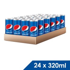 [HN&HCM – FREESHIP 0Đ] Thùng 24 Lon Nước Ngọt Có Gaz Pepsi (320ml/lon)