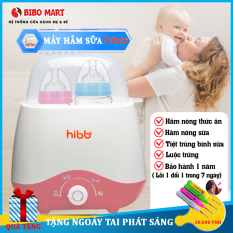 Máy hâm sữa và thức ăn cho bé tiệt trùng 2 bình giữ nhiệt liên tục sữa và nước cho bé với 4 chức năng Tiệt trùng bình sữa, hâm sữa, hâm thức ăn, luộc trứng Bảo hành 12 tháng lỗi đổi mới trong 7 ngày
