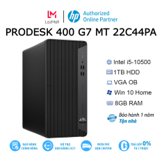 Máy tính bàn PC HP PRODESK 400 G7 MT 22C44PA I5-10500 8GB 1TB OB WIFI,BT WIN10 (Đen) – Hàng chính hãng new 100%