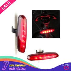 Đèn hậu cảnh báo xe đạp nháy 7 cấp độ ( YD-104)