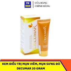 Kem nghệ trị mụn, thâm nano Decumar 20g Chống viêm kháng khuẩn, giảm nhanh tình trạng mụn viêm. Ngừa và làm mờ vết thâm sẹo sau mụn hiệu quả nhất