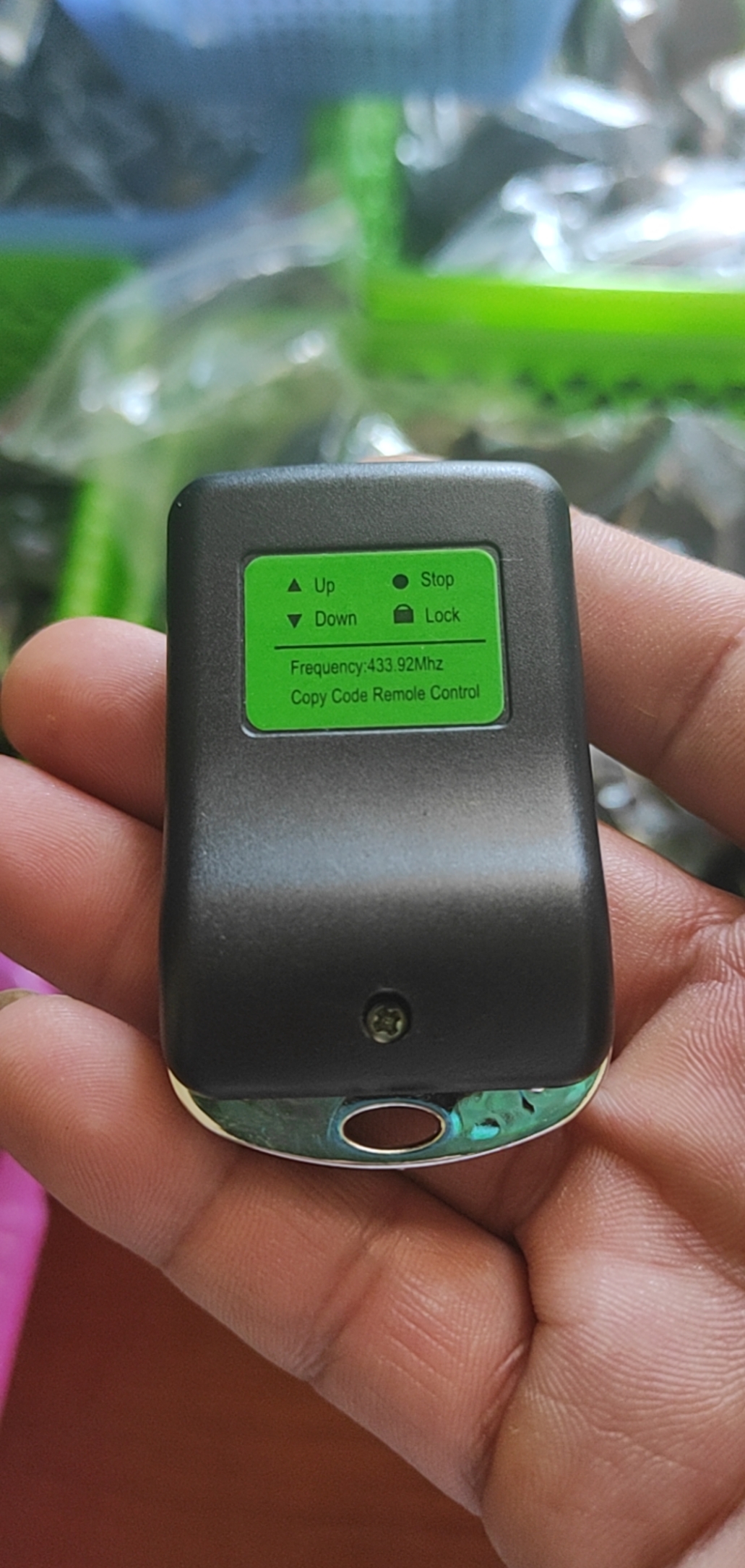 # Remote cửa cuốn thông minh tự học lệnh 433 mhz chống nước inox