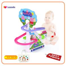 Đồ chơi heo peppa leo thang có nhạc đèn cho bé