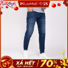 Quần Jean Nam 5S Màu Xanh Đen Phom Slimfit, Trẻ Trung, Nam Tính (QB5S007XAH)