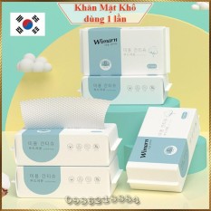 Khăn lau mặt khô túi 50 miếng WIMARN Pure Cotton Towel công nghệ của Hàn Quốc KKW1