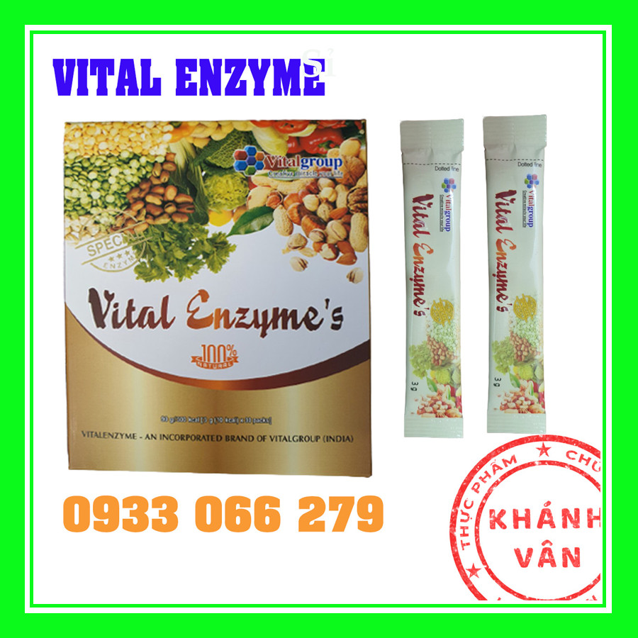 [HCM]Vital Enzyme đào thải độc tố hỗ trợ tiêu hóa khỏe mạnh bổ sung Enzyme tự nhiên