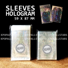 Xấp 10-50 bọc bài Sleeves Card hologram 5 hiệu ứng bảo vệ card – phù hợp với nhiều loại thẻ bài Yugioh, anime chính hãng