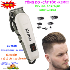 Tông đơ cắt tóc Kemei KM-809C tay cầm chống trượt thiết kế an toàn dễ sử dụng – Bảo hành 1 đổi 1