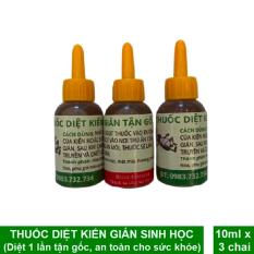 Combo 3 Chai Thuốc Diệt Kiến Sinh Học Thuốc Diệt Kiến Tận Gốc Hiệu Quả 100%, Đảm Bảo An Toàn Khi Sử Dụng