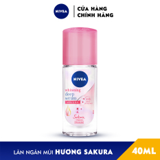 Lăn Ngăn Mùi Nivea Serum Trắng Mịn Hương Hoa Sakura (40ml) 85306