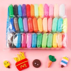 Đất Sét ; Đất Nặn Nhật Tự Khô An Toàn Lốc 12 Và 24 Màu , Giúp Bé Nặn Hình, Thỏa Sức Sáng Tạo Mà Không Bị Dính Tay.