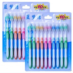 10 BànChải Đánh Răng Than Tre Hoạt Tinh Với Lông Bàn Chải Mềm Mại
