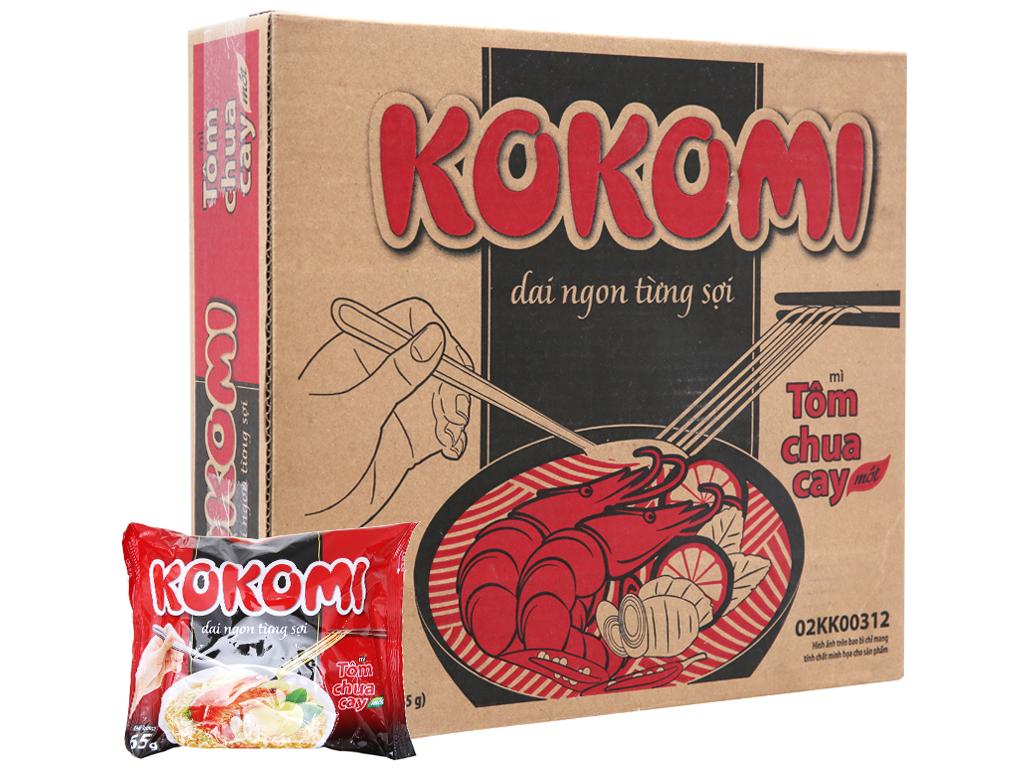 Mì Kokomi Tôm Chua Cay 65G (Thùng 30 Gói)