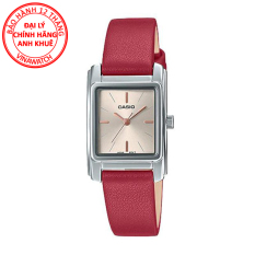 Đồng Hồ Casio Nữ Dây Da LTP-E165L-4ADF – Pin – Kính Khoáng