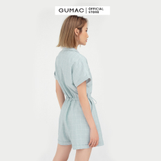 Jumpsuit ngắn nơ eo DB5114 GUMAC mẫu mới, thiết kế trẻ trung cá tính