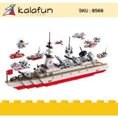 Đồ chơi lắp ráp lego, đồ chơi trẻ em Tàu chiến tuần dương Lele Brother 8566