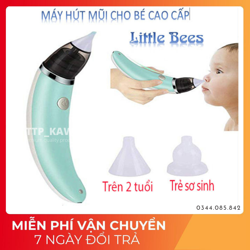 [Hàng chính hãng], Máy hút mũi cho bé sơ sinh, Máy Hút Mũi Cho Bé Little Bee, dùng cho bé từ sơ sinh đến 5 tuổi,5 cấp độ hút,được làm từ chất liệu an toàn cho trẻ em,hiệu quả tức thì, BH 1 đổi 1, SALE 50%