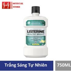 Nước súc miệng Listerine giúp răng trắng sáng Healthy bright 750ml – 100945468