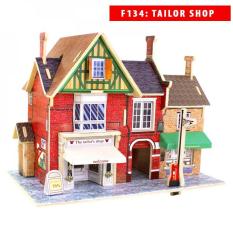 Mô hình nhà gỗ DIY Mẫu các công trình nhà nổi tiếng thế giới, chất liệu gỗ, lắp ghép theo khớp Robotime