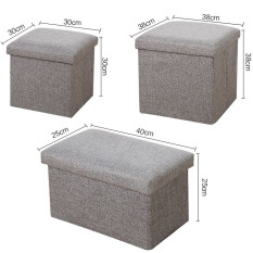 Đôn ghế – Ghế đôn kiêm hộp đựng đồ đa năng kích thước 30x30x30cm