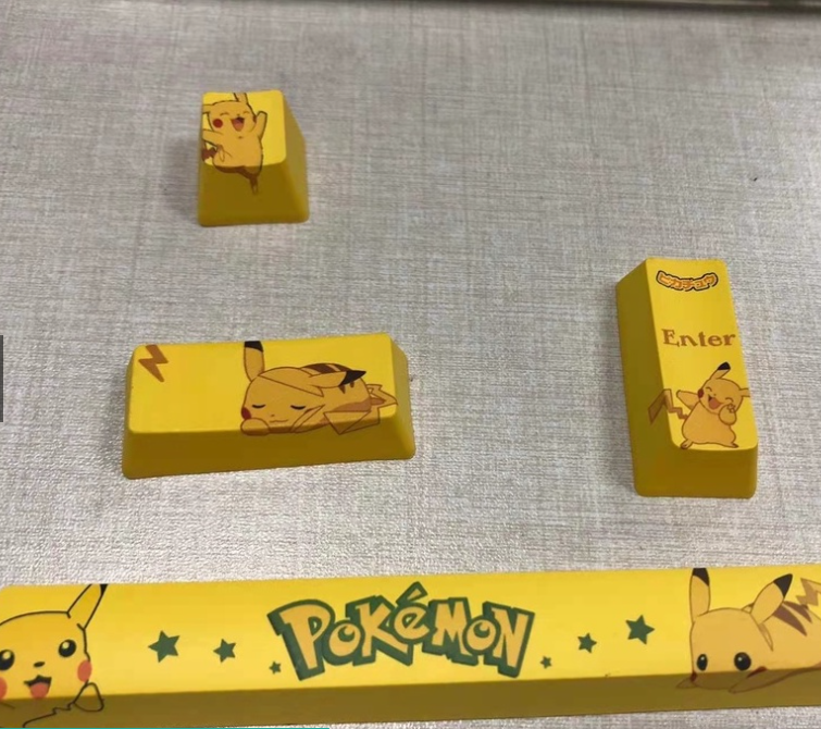Keycap set 4 nút Pikachu