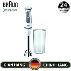 Máy xay cầm tay Braun MQ5000 – Chất lượng Đức – Dung tích 600ml – Công suất 750W – điều chỉnh với 21 tốc độ bằng bánh lăn, công nghệ Powerbell