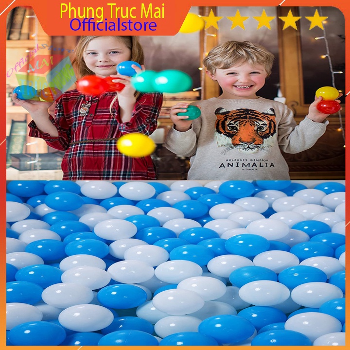 Đồ chơi cho bé 100 quả bóng nhựa Việt Nam kích thước 5.5cm 7.5cm 10cm 15cm 18cm 20cm Phùng Trúc...
