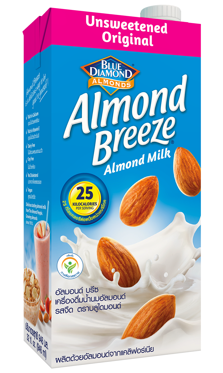 Sữa hạt hạnh nhân ALMOND BREEZE NGUYÊN CHẤT KHÔNG ĐƯỜNG 946ml