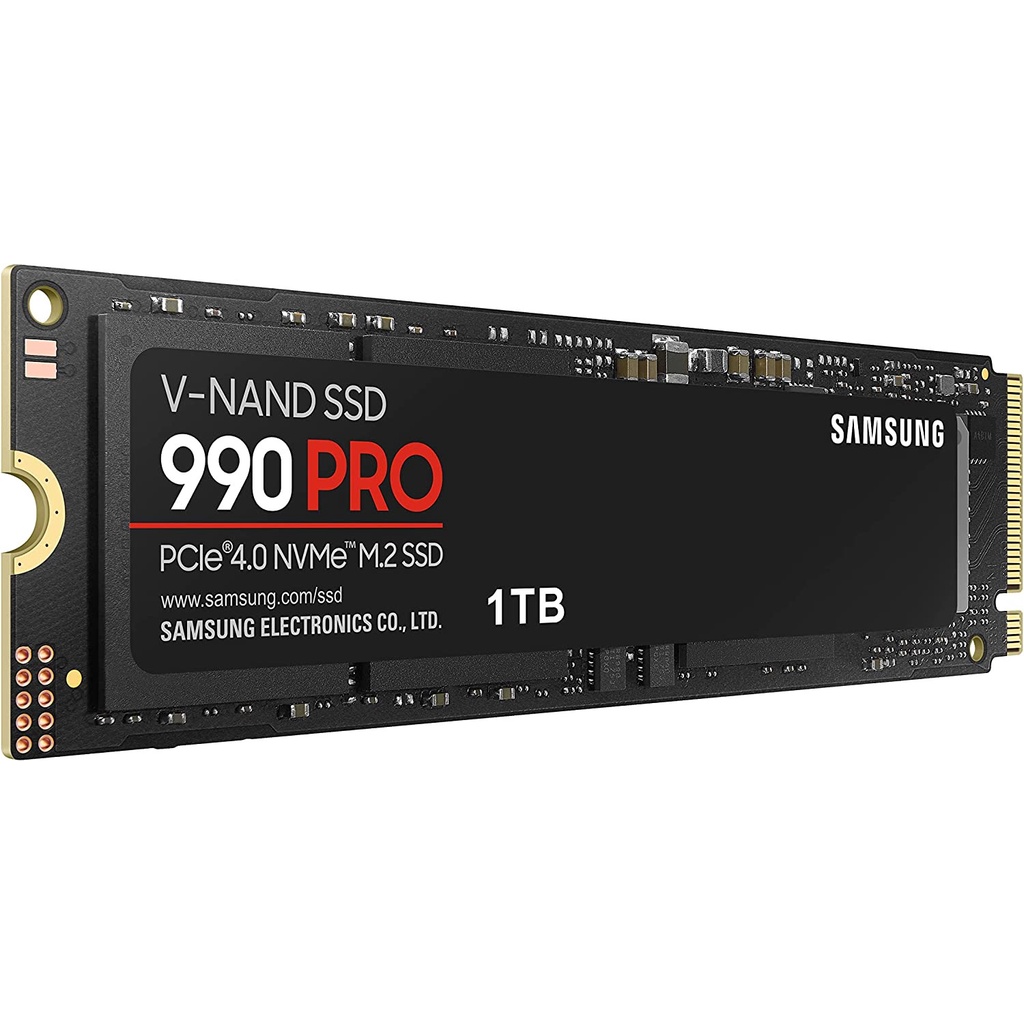 Ổ cứng SSD Samsung 990 PRO 1TB PCIe Gen 4.0 x4 NVMe V-NAND M.2 2280 (MZ-V9P1T0BW) - BH 5 Năm