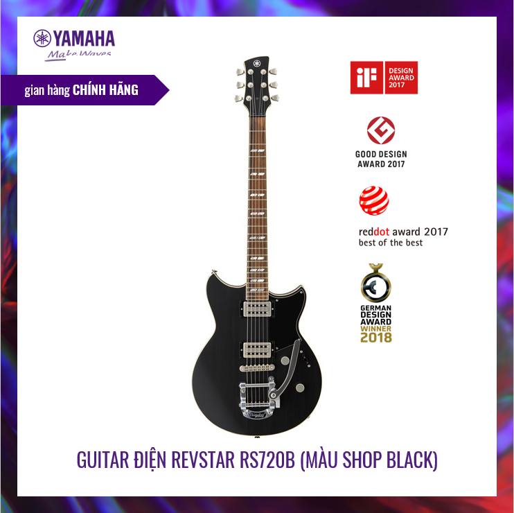 [Trả góp 0%] Đàn Guitar điện yamaha Revstar RS720B – Pickup Hambucking/VT5+ công tắc Push-Pull “Dry Switch” Cần nhún B50 – Bảo hành chính hãng 12 tháng