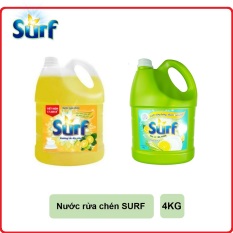 [HCM]Nước rửa chén Surf 4kg – Cam kết hàng đúng mô tả chất lượng đảm bảo an toàn đến sức khỏe người sử dụng