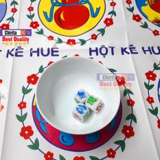 Bộ Bầu Cua Tôm Cá Loại Đặc Biệt – Xúc Xắc Bằng Đá Cao Cấp – Chirita