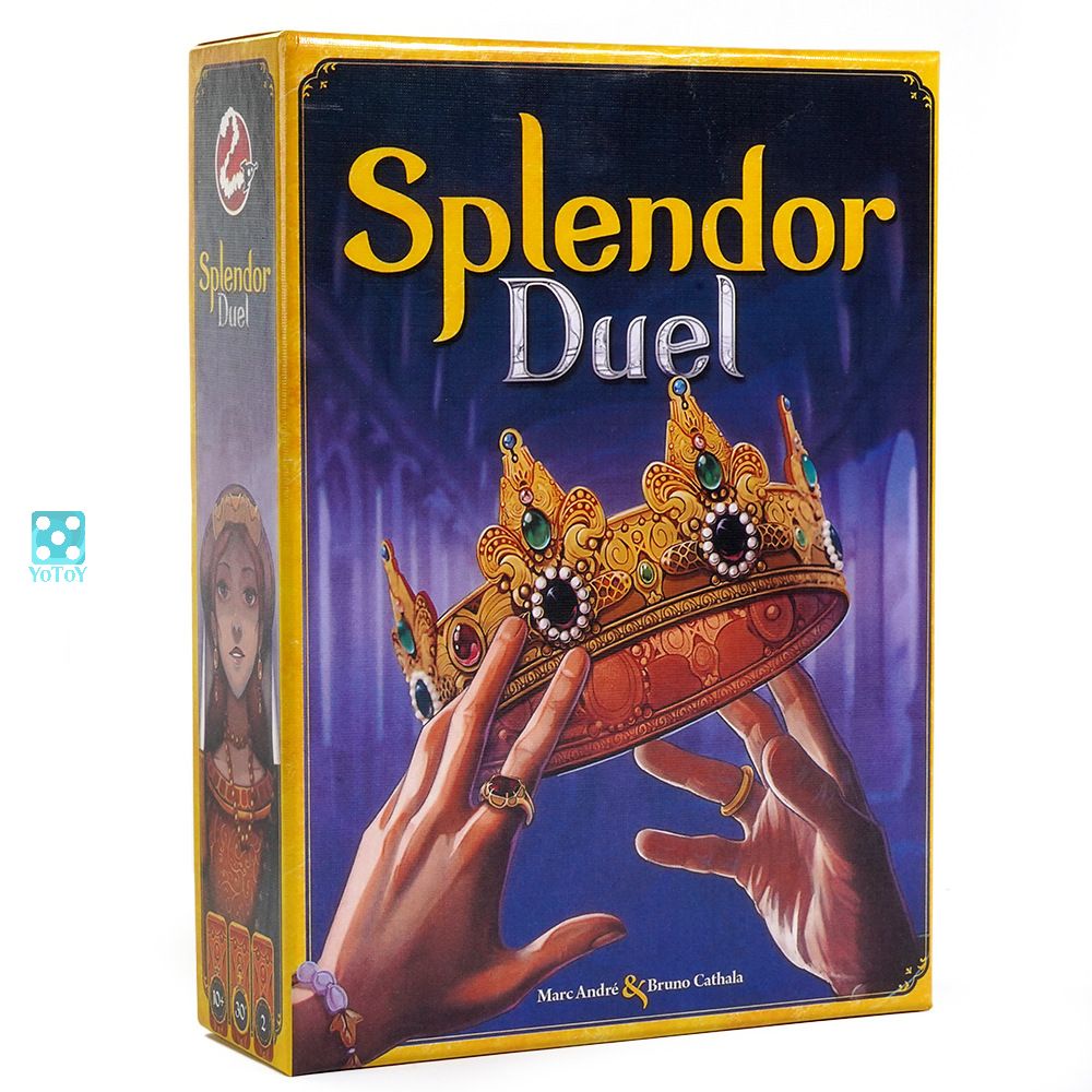 (Chip nhựa) Trò chơi thẻ bài Splendor Duel - boardgame đá quý phiên bản 02 người siêu hấp dẫn bản...