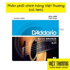 Dây Đàn Guitar Acoustic D’Addario EJ11 – Việt Hoàng Phong
