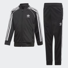 adidas ORIGINALS Bộ trang phục thể thao SST Unisex trẻ em Màu đen DV2849