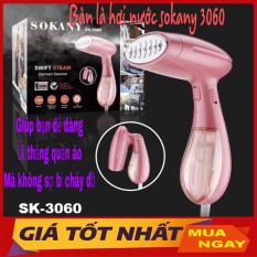 Bàn Là Hơi Nước Cầm Tay Sokany Swift Steam 3060 Gấp Gọn Công Suất Phun Nước Cực Mạnh, Bàn Ủi Hơi Nước, Bàn Là Cầm Tay, Bàn Là Cầm Tay Tiện Dụng Có Thể Gấp Gọn