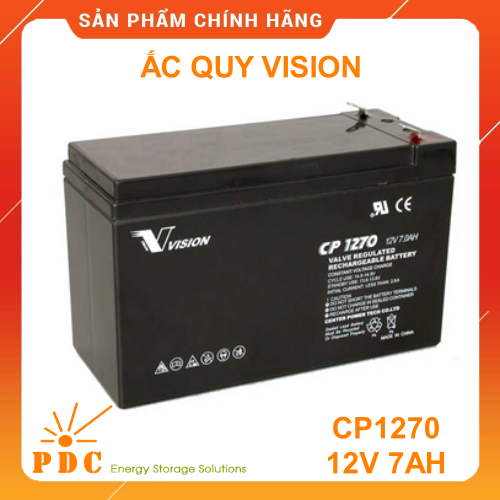 Ắc Quy Vision 12V-7Ah – CP1270