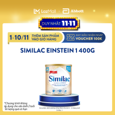 Lon Similac Einstein 1 400g sản phẩm dinh dưỡng công thức cho trẻ 0 – 6 tháng tuổi