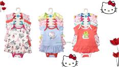 combo 5 Bộ Body váy cotton bodysuit liền váy bé gái xinh xắn 3 tháng – 2 tuổi( Màu ngẫu nhiên )