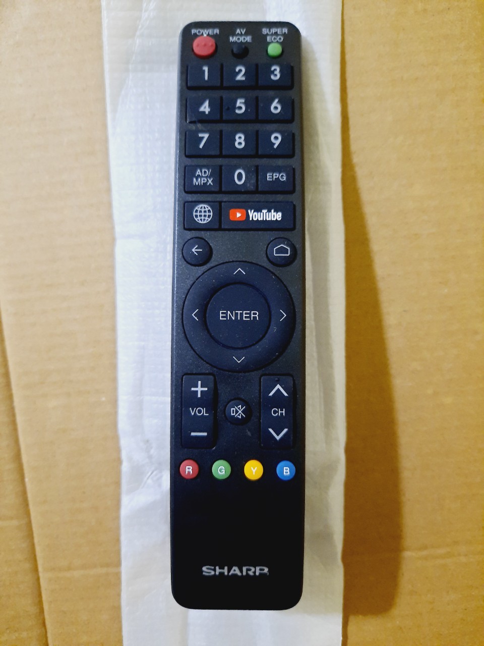 Remote Điều khiển tivi Sharp Smart TV- Hàng loại tốt mới 100% Tặng kèm Pin!!!