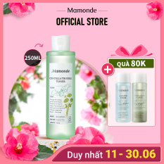 Nước cân bằng làm sạch và dưỡng ẩm Mamonde Centella Trouble Toner 250Ml