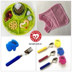 Combo số 1 – Bộ sản phẩm đồ dùng ăn dặm cho bé nhập khẩu từ Nhật Bản